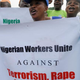 Nigerians rally on behalf of more than 200 girls who were abducted from their school in mid-April 2014.
Pius Utomi Ekpei/AFP/Getty Images